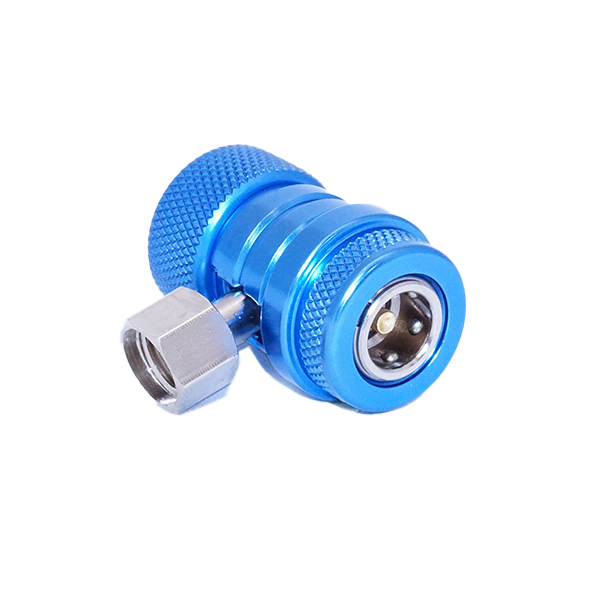 Schnellkupplung ND R134a blau