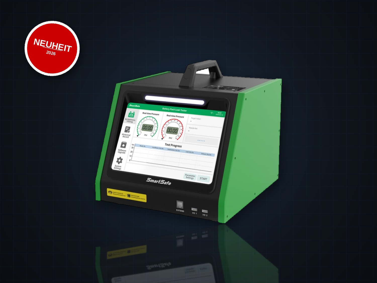 SmartSafe ET30 – Dichtheitsprüfgerät für EV-Batteriepacks