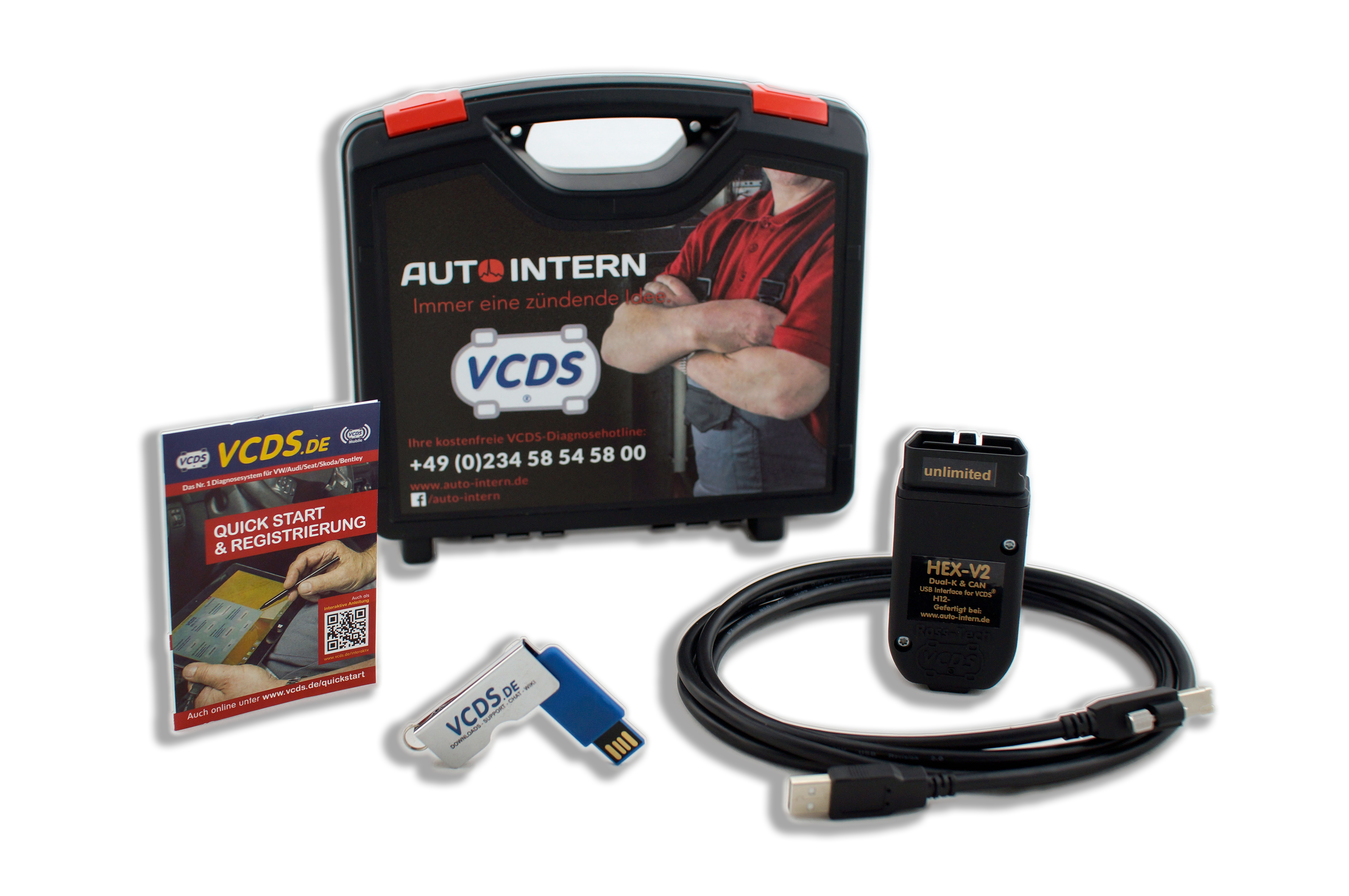 HEX-V2 Basiskoffer inkl. VCDS-Lizenz HEX-V2 Basiskoffer inkl. VCDS-Lizenz