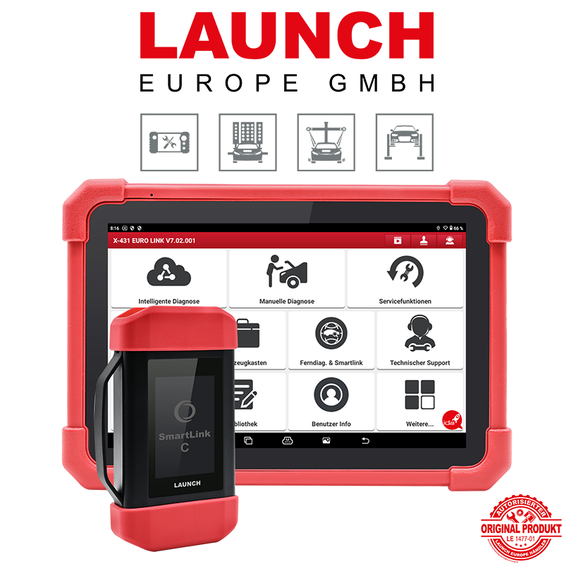 LAUNCH X-431 Euro Link + 2 Jahre Updates, 12 Monate Datenbank CarSet Pro LAUNCH X-431 Euro Link + 2 Jahre Updates, 12 Monate Datenbank CarSet Pro