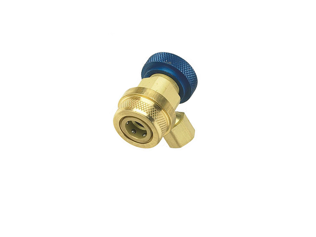 Schnellkupplung ND R134a blau