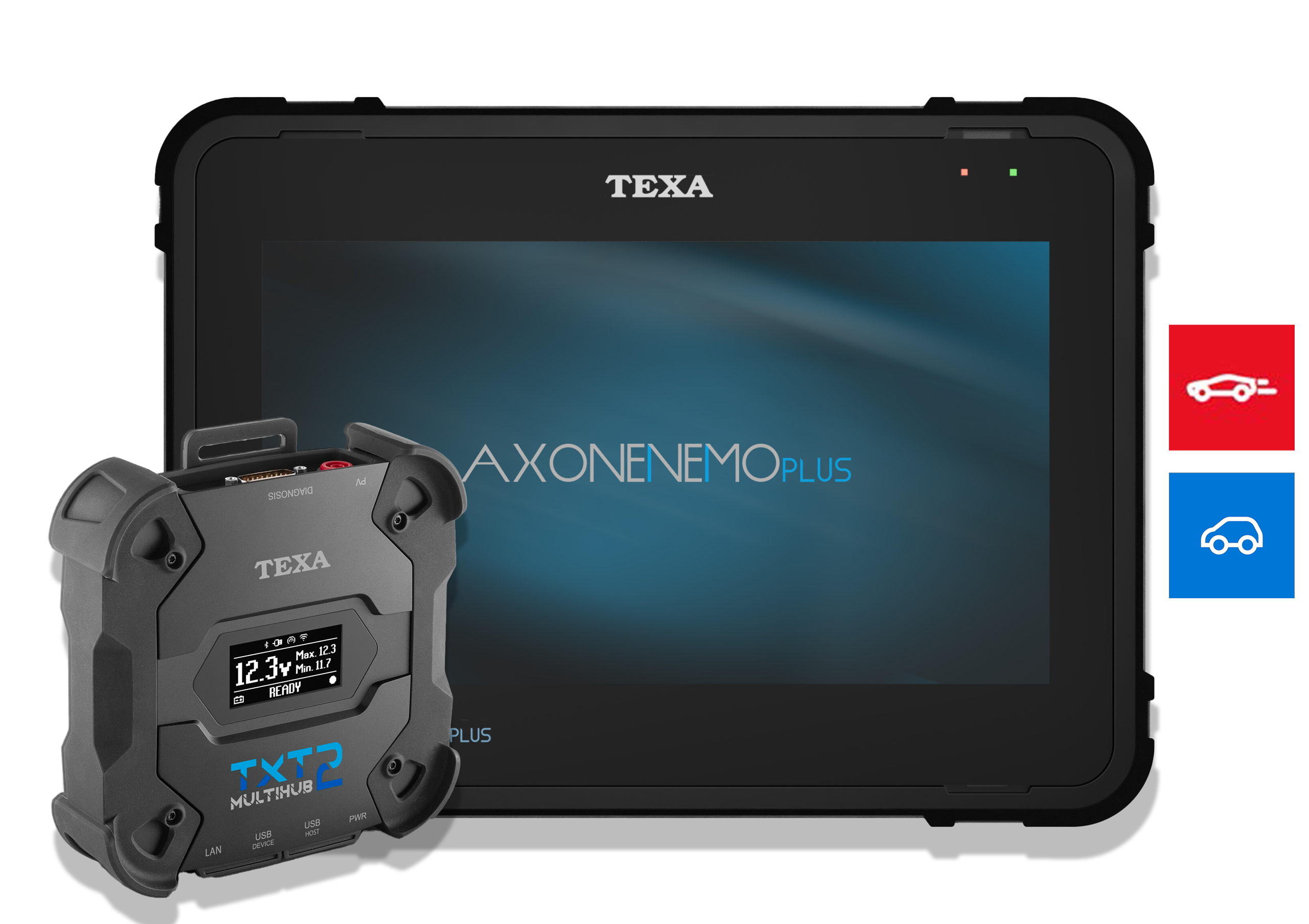 Diagnosegerät Texa AXONE Nemo Plus mit Navigator TXT MULTIHUB 2 Pkw Diagnosegerät Texa AXONE Nemo Plus mit Navigator TXT MULTIHUB 2 Pkw
